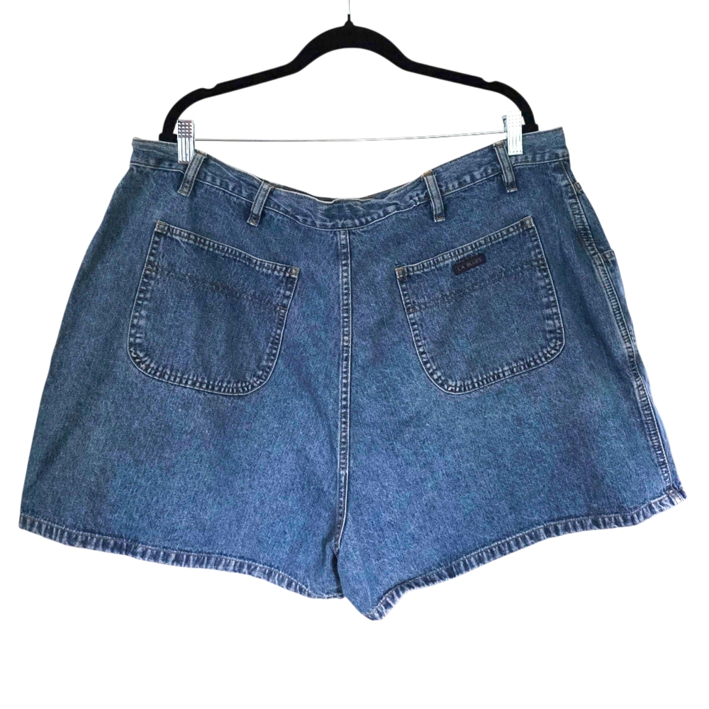 Vintage 42" Waist LA Blues Cotton Denim Shorts Plus Size‎ 26 - Picture 5 of 8